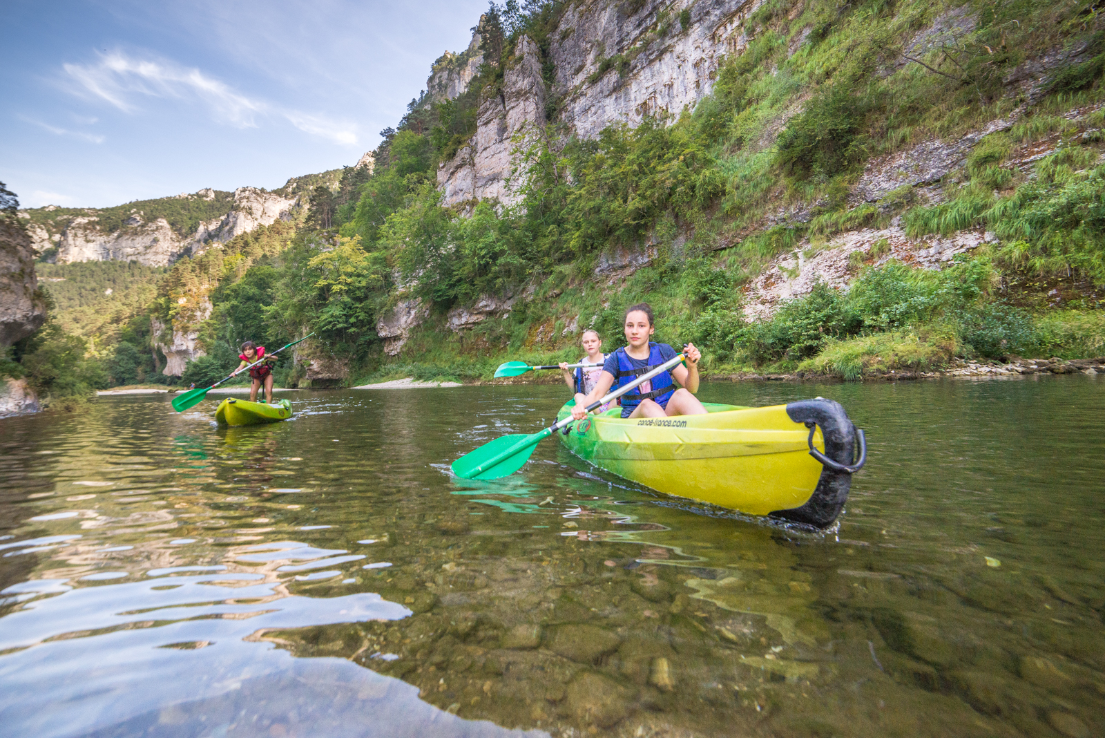 Canoë sur les Gorges du Tarn